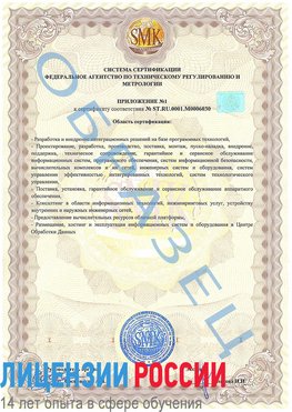 Образец сертификата соответствия (приложение) Черногорск Сертификат ISO 27001